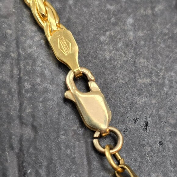 Gold Filled 1/20 Wide Wheat Rope Chain Necklace 20" Lobster Clasp Jewelry JJ4157 - Picture 7 of 8